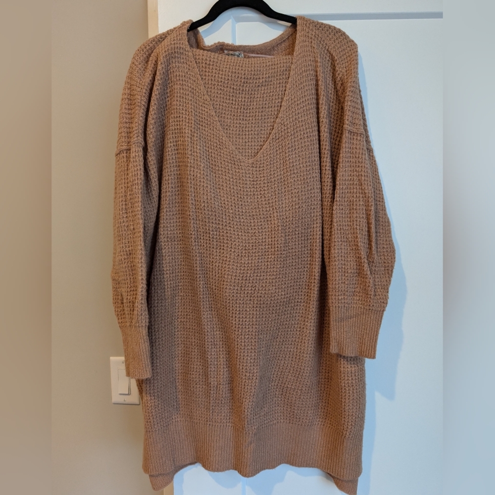 Free People Beige Lounge Set